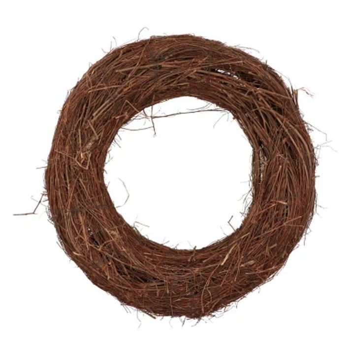 Hnědý věnec z jilmových větví Elm Branch - Ø 40*10 cm