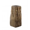 Dřevěný válcový svícen Grimaud Unit S - 13*10*22 cm