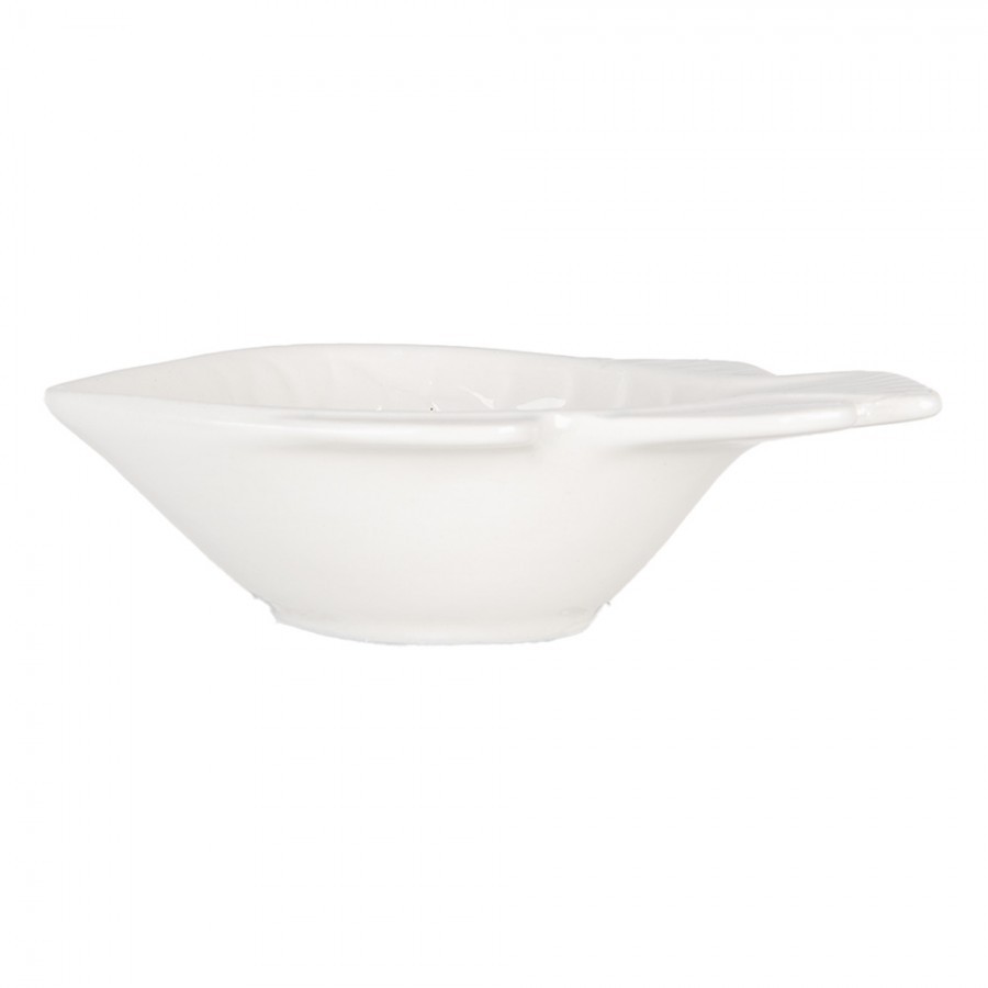 Malá bílá mistička ve tvaru rybky M - 12*8*4 cm / 50 ml