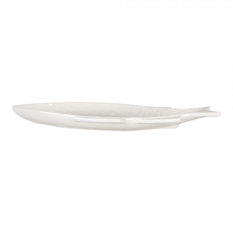 Bílá miska / talíř ve tvaru ryby Fish Bowl S - 24*11*2 cm / 100 ml