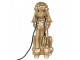 Table Lamp Dog Poodle 27x16x38 Cm Gold Colored Plastic - 27*16*38 cm E27/ma* 1*60W Clayre & Eef