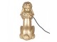 Table Lamp Dog Poodle 27x16x38 Cm Gold Colored Plastic - 27*16*38 cm E27/ma* 1*60W Clayre & Eef