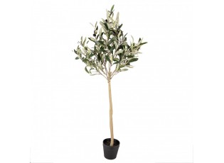 Dekorace umělý stromek olivovník s olivami Olive Tree - 20*20*90 cm