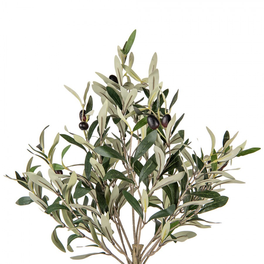 Dekorace umělý stromek olivovník s olivami Olive Tree - 20*20*90 cm