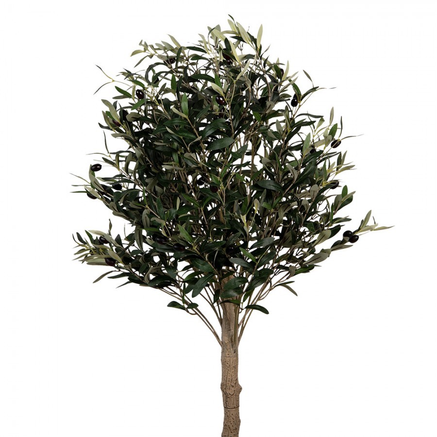 Dekorace umělý stromek olivovník s olivami Olive Tree - 50*50*165 cm
