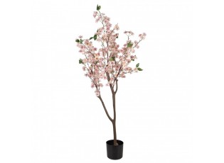 Dekorace umělý stromek třešeň s růžovými květy Cherry Blossom - 35*35*120 cm