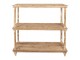 Přírodní antik dřevěný konzolový stolek / regál Bookrino - 110*40*113 cm Clayre & Eef
