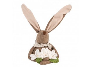 Door Stop Rabbit 20x17x41 Cm Brown Fabric - 20*17*41 cm