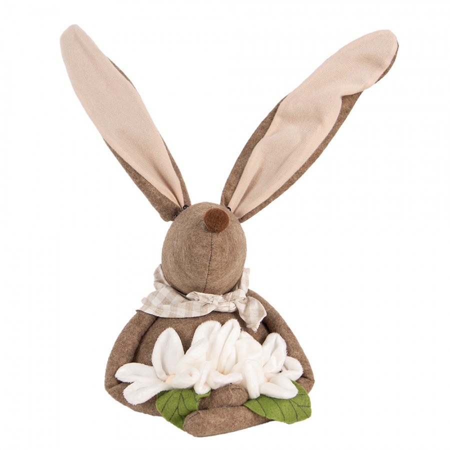 Door Stop Rabbit 20x17x41 Cm Brown Fabric - 20*17*41 cm
