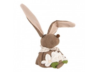 Door Stop Rabbit 20x17x41 Cm Brown Fabric - 20*17*41 cm