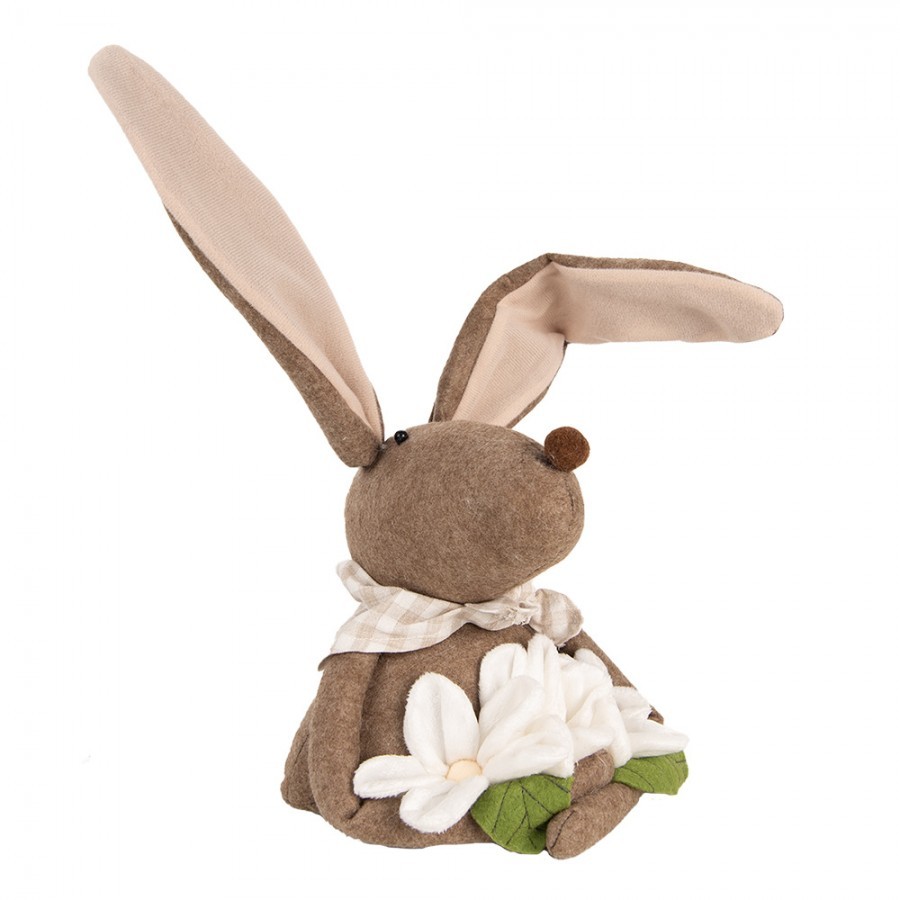 Door Stop Rabbit 20x17x41 Cm Brown Fabric - 20*17*41 cm