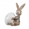 Velikonoční dekorace králík s vajíčkem - 5*4*8 cm
