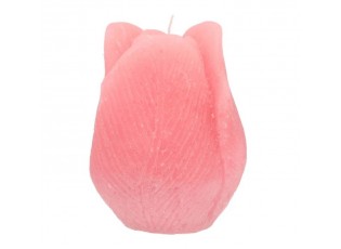 Růžová svíčka ve tvaru tulipánu Tulip Blush Pink - Ø 7*8 cm 