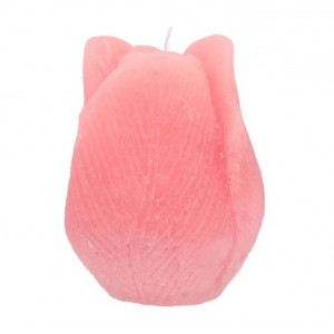 Růžová svíčka ve tvaru tulipánu Tulip Blush Pink - Ø 7*8 cm 