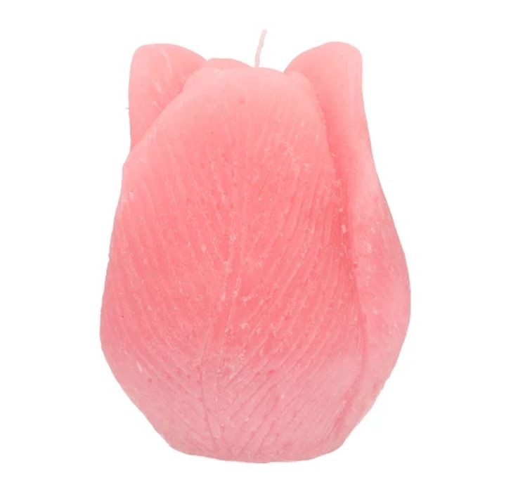 Růžová svíčka ve tvaru tulipánu Tulip Blush Pink - Ø 7*8 cm 