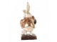 Decorative Figurine Rabbit 13x13x26 Cm Beige Plastic Clock - 13*13*26 cm Clayre & Eef