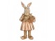 Decorative Figurine Rabbit 35 Cm Beige Pink Plastic - 14*13*35 cm Clayre & Eef