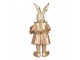 Decorative Figurine Rabbit 35 Cm Beige Pink Plastic - 14*13*35 cm Clayre & Eef