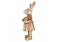 Decorative Figurine Rabbit 35 Cm Beige Pink Plastic - 14*13*35 cm Clayre & Eef