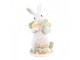 Dekorace králíček s makronkami - 13*15*25 cm Clayre & Eef