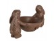 Decorative Figurine Rabbits 34x15x15 Cm Brown Plastic - 34*15*15 cm Clayre & Eef
