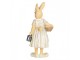 Dekorace králíček ve žlutých šatech - 8*5*15 cm Clayre & Eef