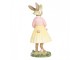 Dekorace králíček v šatech s košíkem vajec - 5*6*12 cm Clayre & Eef