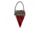 Christmas Ornament 6x6x10 Cm Red Glass - 6*6*10 cm Clayre & Eef
