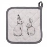 Béžová bavlněná chňapka - podložka s králíčkem Bunny Buddies - 20*20 cm Barva: béžováMateriál: 100% bavlnaHmotnost: 0,04 kg