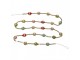 Decoration Christmas Garland ? 2x180 Cm Silver Colored Metal Glass - ? 2*180 cm Clayre & Eef