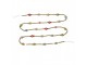 Decoration Christmas Garland ? 2x180 Cm Silver Colored Metal Glass - ? 2*180 cm Clayre & Eef