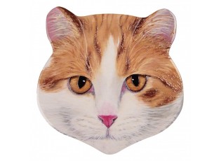 Keramicko-korková podložka pod nádobí kočka - 20*20 cm