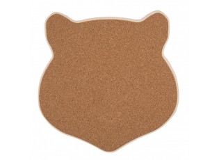 Keramicko-korková podložka pod nádobí kočka - 20*20 cm