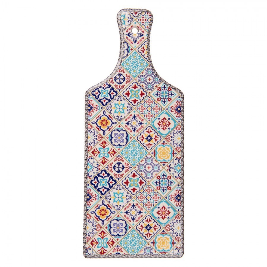 Keramicko-korková podložka pod nádobí ve tvaru prkénka - 12*30 cm