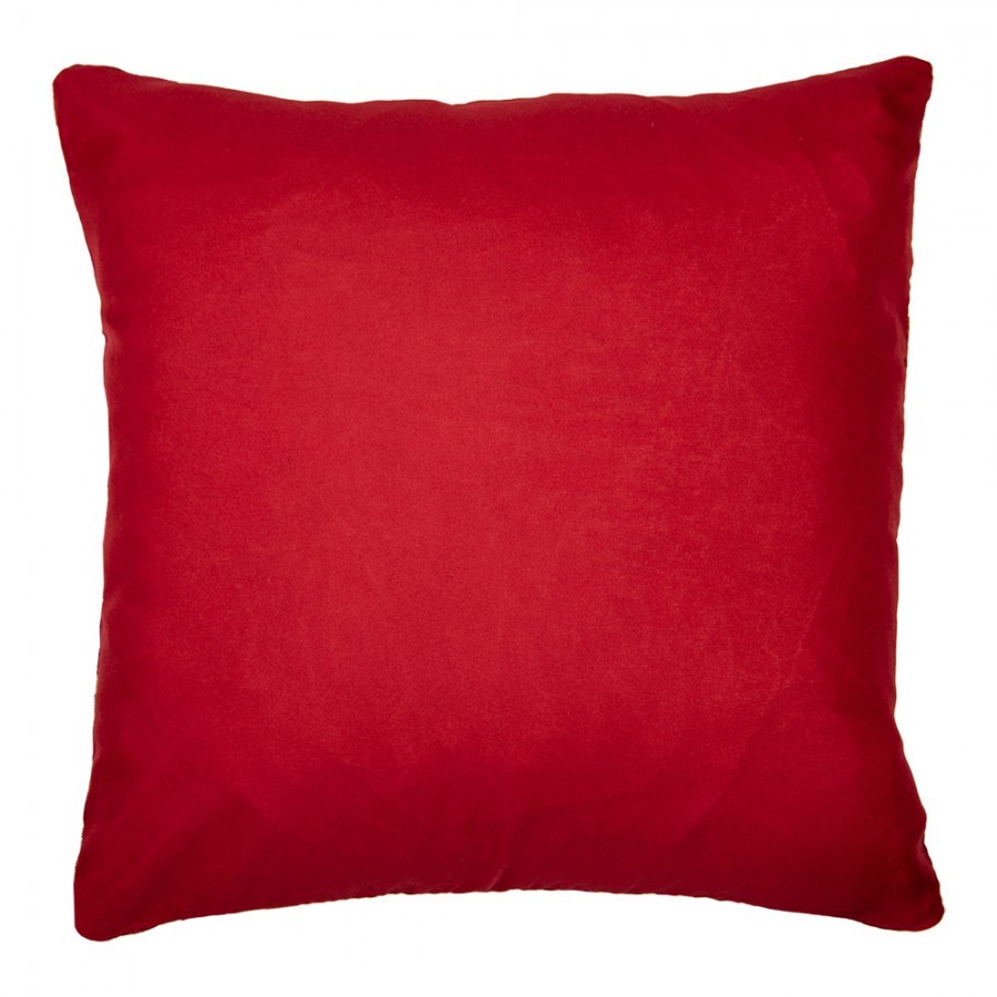 Červený povlak na polštář s jelenem Christmas Rustic - 44*44 cm