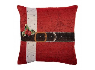 Červený povlak na polštář Santa Claus Christmas Rustic - 44*44 cm