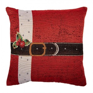 Červený povlak na polštář Santa Claus Christmas Rustic - 44*44 cm