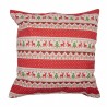 Červený povlak na polštář s jeleny Christmas Rustic - 44*44 cm