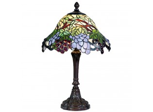Stolní lampa Tiffany - 	Ø 30*48 cm 1x E27