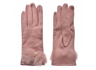Winter Gloves 9x23 Cm Pink Polyester - 9*23 cm
