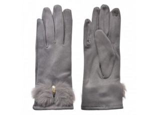 Winter Gloves 9x23 Cm Grey Polyester - 9*23 cm
