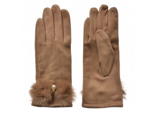 Winter Gloves 9x23 Cm Brown Polyester - 9*23 cm