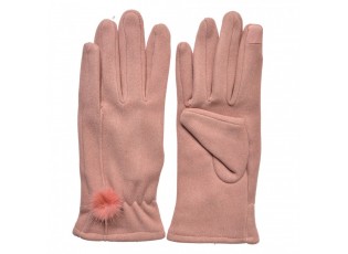 Winter Gloves 9x23 Cm Pink Polyester - 9*23 cm