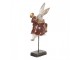 Decorative Figurine Rabbit 18x7x34 Cm White Red Plastic - 18*7*34 cm Clayre & Eef