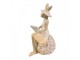 Decorative Figurine Rabbit 10x9x17 Cm Beige Plastic - 10*9*17 cm Clayre & Eef