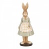 Dekorace králičí žena v šatech - 9*7*22 cm