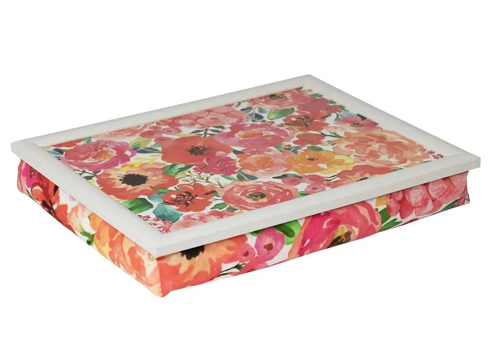 Barevný podnos na nohy Fleury Poppy - 43*33*7cm