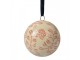 Decorative Pendant ? 6 Cm Beige Ceramic Flowers - ? 6*6 cm Clayre & Eef