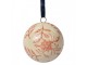 Decorative Pendant ? 6 Cm Beige Ceramic Flowers - ? 6*6 cm Clayre & Eef