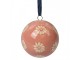 Decorative Pendant ? 6 Cm Pink Ceramic Flowers - ? 6 cm Clayre & Eef
